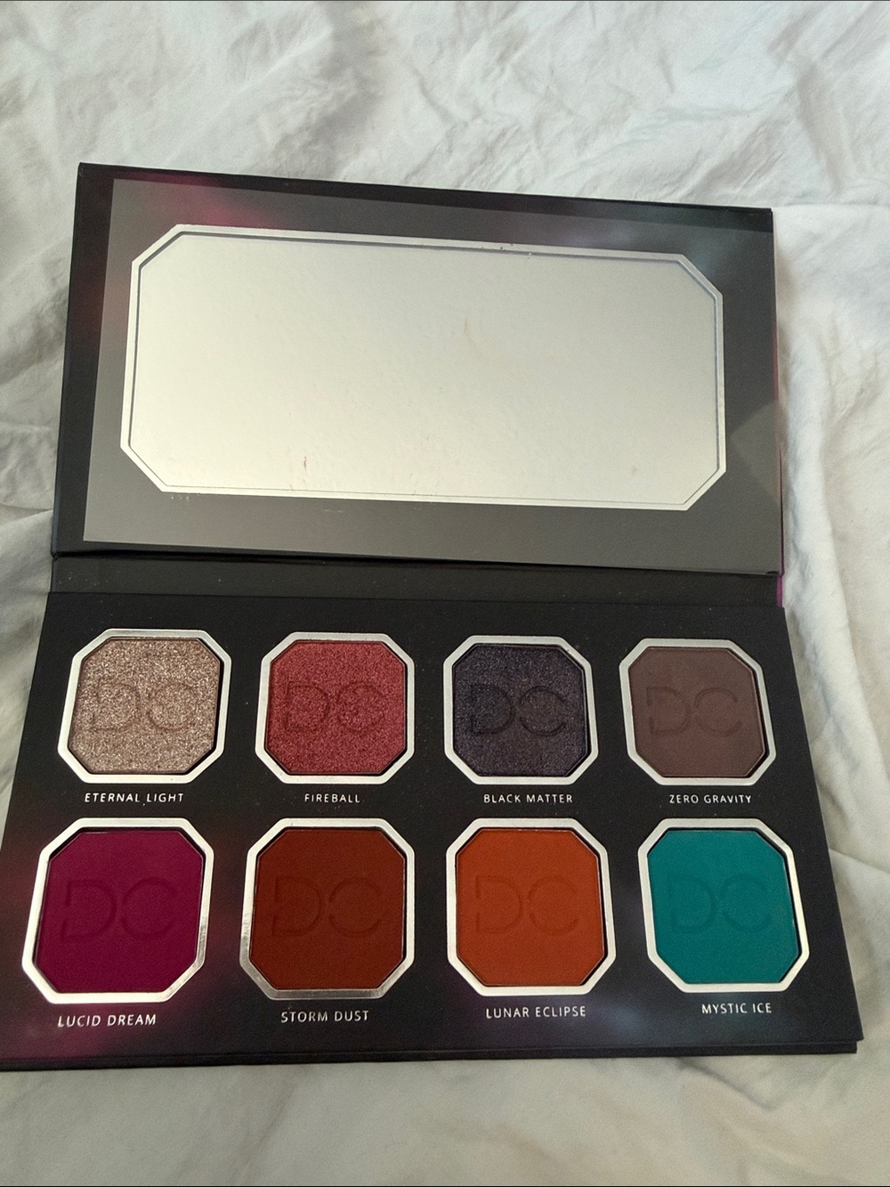DC Celestial Thunder Eyeshadow Palette - Purple, Teal, Magenta, Red NWOT